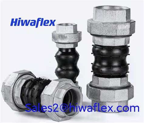 Twin Sphere Union Rubber Expansion Joint China Rubber Joint
