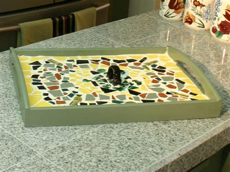 How To Make A Mosaic Serving Tray Hgtv