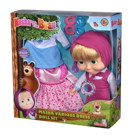 Smoby Set Plush Toy And Doll Masha And The Bear 109301016