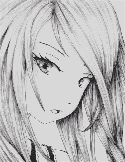 Anime Drawing Lovely Girl By Roman Haider By Stiledivitauk On Manga