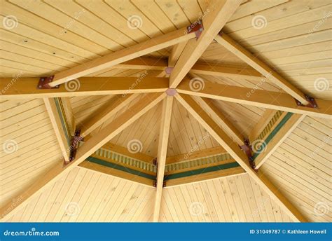 Geometric Ceiling Stock Image Image Of Geometric Wood 31049787