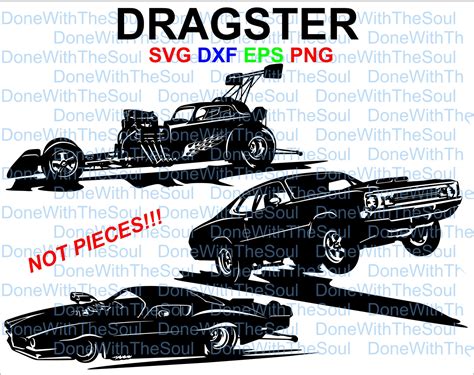 Dragster Drag Car Drag Racing Car Vector Drag Svg Etsy