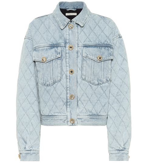 Quilted Denim Jacket By Alessandra Rich Coshio Online Shop