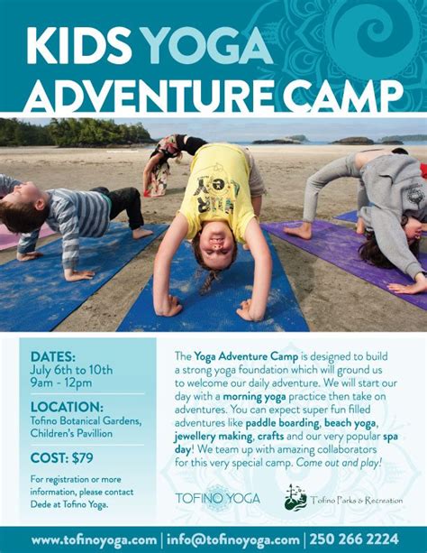 Upcoming 2015 Kids Yoga And Sup Adventure Camps And Clubs Tofino Yoga