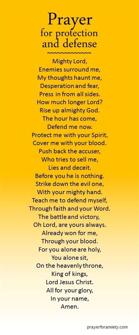 Prayer For Protection And Defense We Need To Pray This Even In Good