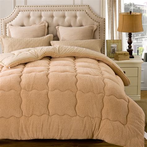 Cashmere Duvet Thick Comforter Inner Winter Textile Micro Fiber Filling Berber Fleece Bedding