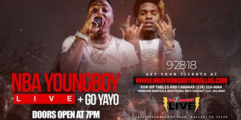 Nba Young Boy Go Yayo Live In Concert Gas Monkey Live