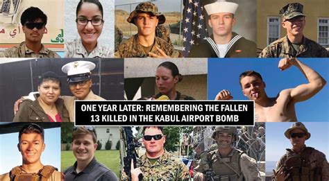 Remembering The Service Members Killed In The Kabul Bomb Attack
