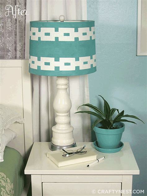 You can purchase the wide painters tape but i wasn't sure exactly how wide i wanted my stripes so it was best i went with the smaller to start. DIY Lamp and Lamp Shade Makeovers — Creations by Kara ...