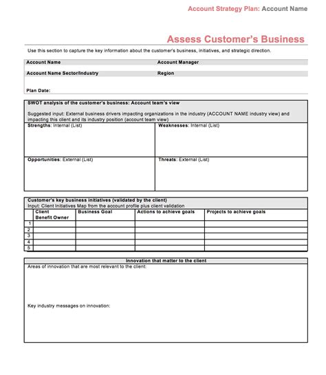 Check spelling or type a new query. Strategic Account Plan Template for B2B Sales Released by ...
