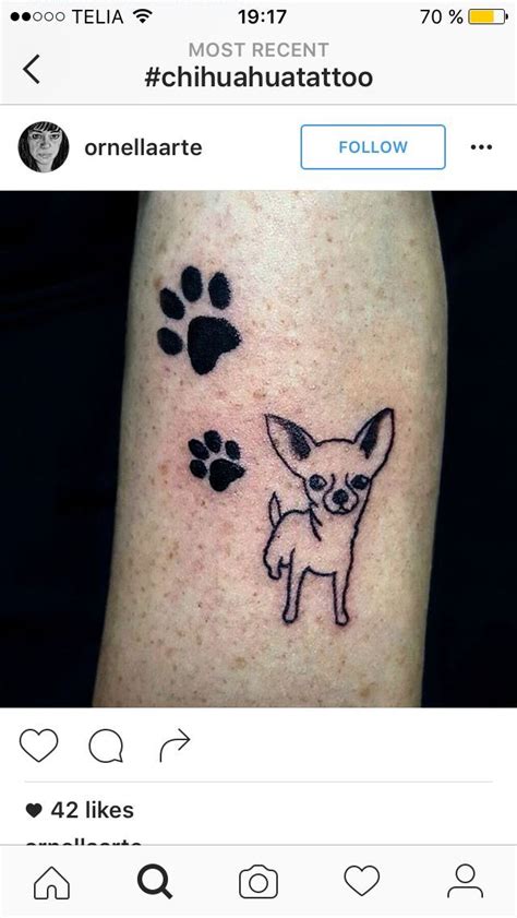 Tattoo Chihuahua Tattoo Tatoo Dog Dog Tattoos Tattoo Drawings Body