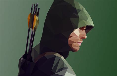 Arrow Low Poly Hd Superheroes 4k Wallpapers Images Backgrounds