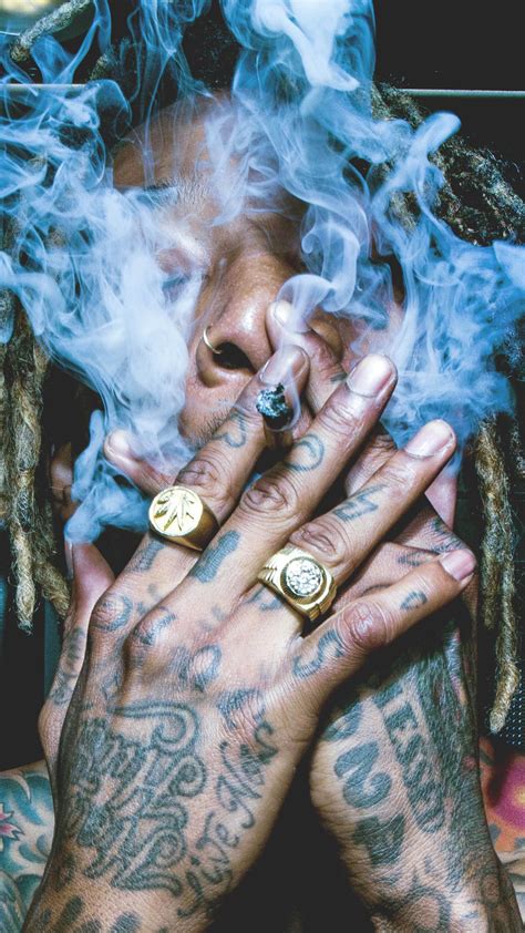Wiz Khalifa Smoking Rapper 4k Phone Hd Wallpaper