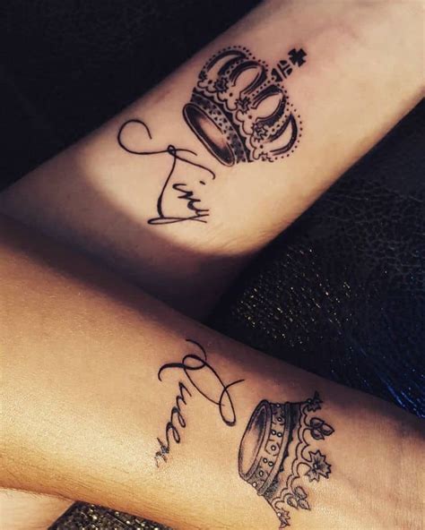 Jun 05, 2021 · the first tattoo polizzi ever got was the bow and crown tattoo on her upper arm. King & Queen Tattoos | His & Hers Couple Crown Tattoo Ideas