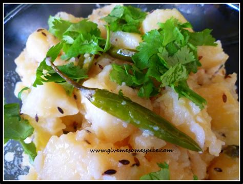 Farari Bateta Nu Shak Or Potato Curry With Cumin Authentic Vegetarian