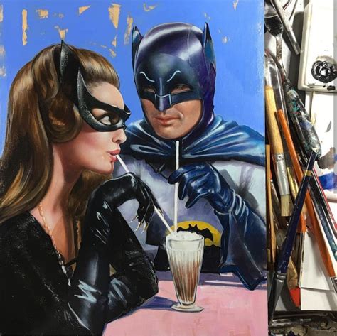 60s Batman And Catwoman Fan Art Olivia De Berardinis Batman And