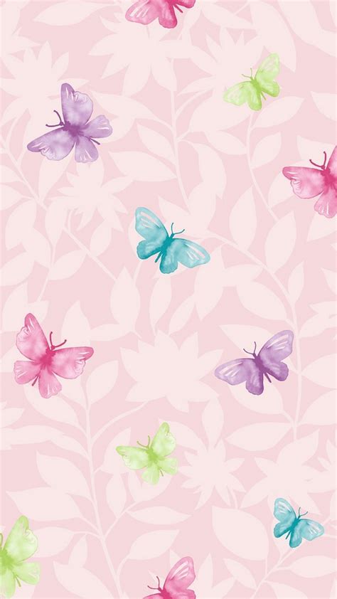Wallpaper Pink Butterfly Mobile ~ Cute Wallpapers