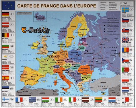 Espacoluzdiamantina Charmant Carte Europe Villes Principales