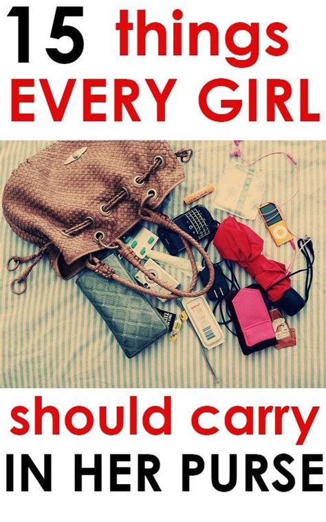 15 Things Every Girl Should Always Carry In Her Purse Society19