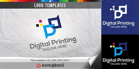 Digitalprinting Logo Template By Acongraphic Codester