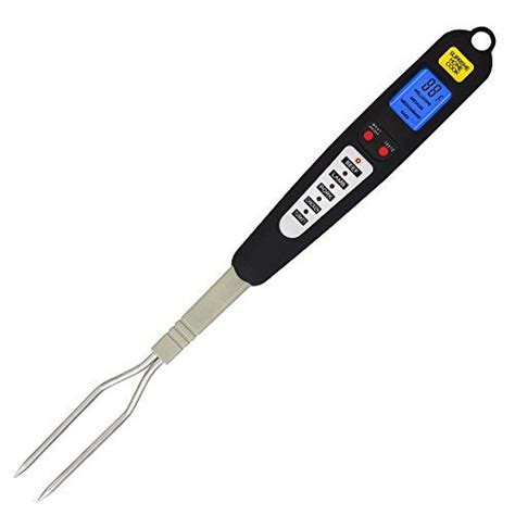 Supreme Home Cook Digital Bbq Meat Thermometer Fork With Instant Read