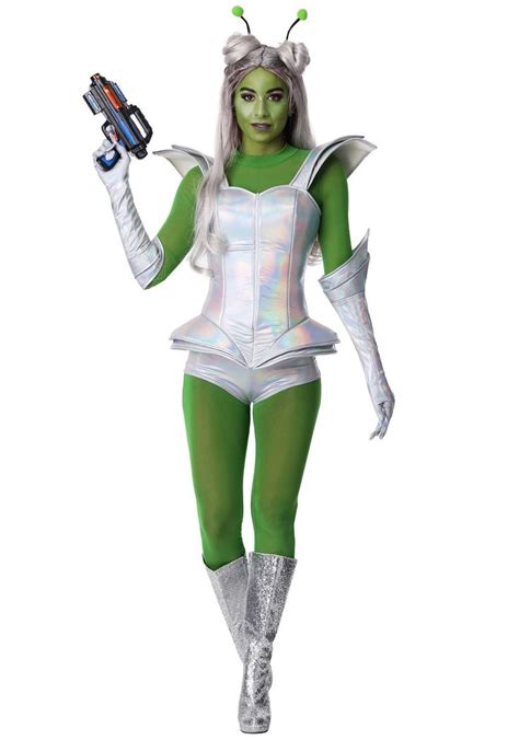 50 Hottest Halloween Costumes Ideas For Women Alien Halloween Costume Alien Costume Women