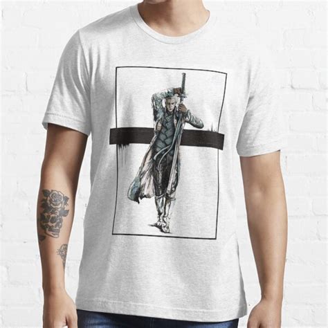 Devil May Cry Vergil Painting T Shirt For Sale By Bubblegumbeeart