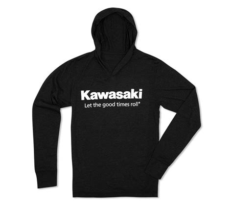 Kawasaki Let The Good Times Roll® Long Sleeve Hoodie T Shirt