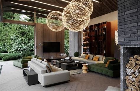 Forest House On Behance Luxury Living Room Luxury Living Room Design
