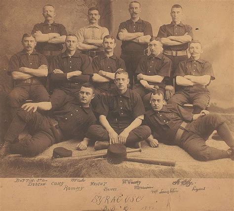 1890 Baseball Team Photo Syracuse Town Club Photograph By Redemption