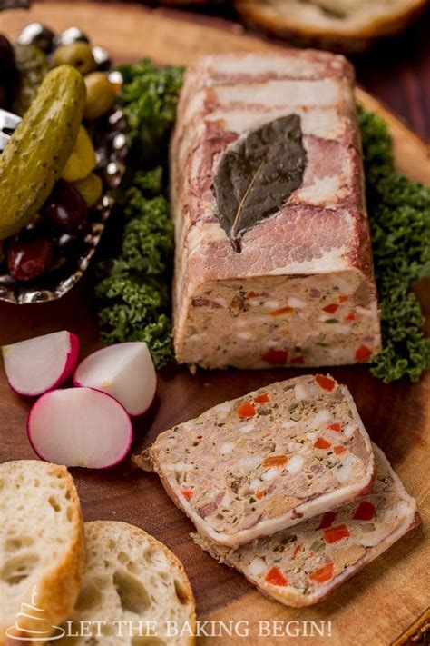 Country Style Terrine French Style Country Terrine With Hazelnuts