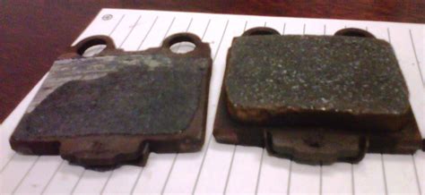 If you replace brake pads with new pads, you've got slight wear in the system, you will continue to see a bit of play. My brakes squeal in the morning when in reverse. (van ...