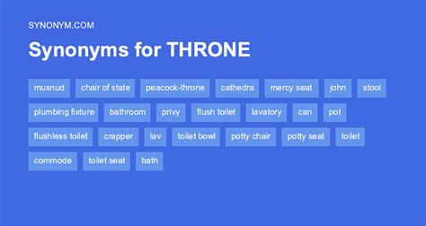 Another Word For Throne Synonyms And Antonyms