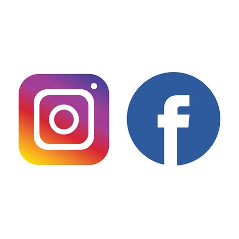Facebook Instagram Logo Vector Vector En Vecteezy