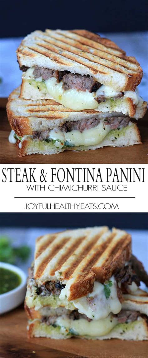 The best ideas for veg panini recipes.warmth a grill or panini maker. Steak & Fontina Cheese Panini with Chimichurri Sauce | Sandwich Recipes