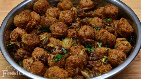 Soya Chunks Fry Soya Chunks Dry Roast Recipe Meal Maker Fry Youtube