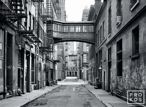 View Of Staple Street Tribeca Black White Photography Prokos