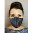 Black Iridescent Face Mask With Dust Filter  Half Wild Market