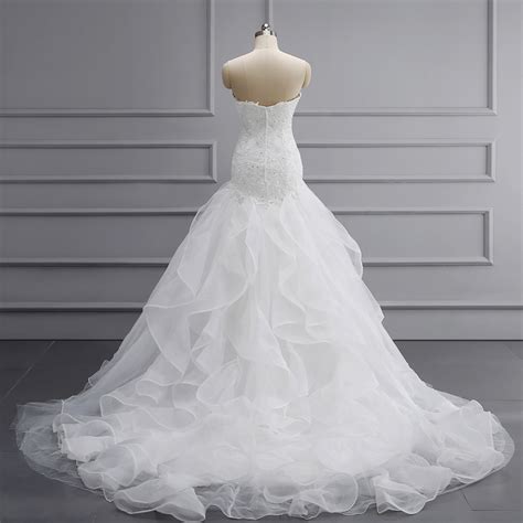 Isabella Couture Organza Ball Gown With Ruffled Skirt New Wedding Dress