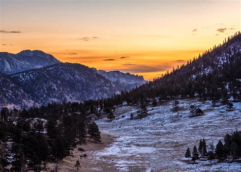 Sunrise Rocky Mountain National Park Overlooking Horsesho Flickr