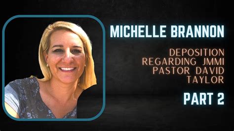 Michelle Brannon Part 2 Of Her Deposition Jmmi Youtube