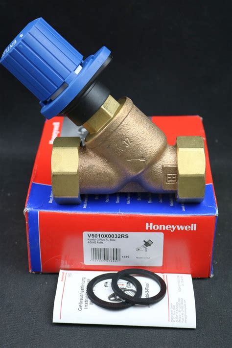 Honeywell V5010 Kombi 3 Plus Blue Double Regulating Balancing Valve