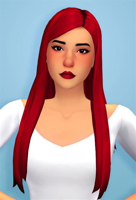 The Sims 4 Long Hair Bangs Cc Plmway