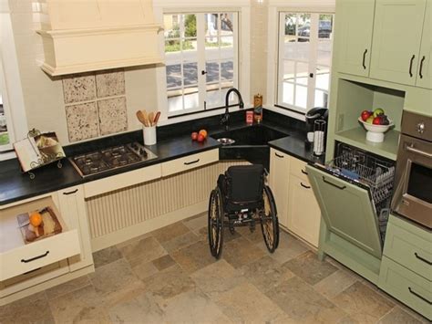 Designer Sinks Kitchens Wheelchair Accessible Kitchen Design Throughout