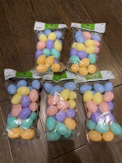 Mini Plastic Easter Eggs Pastel Egg Assortment 120 Count Free Shipping