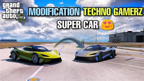 Gta 5 Modification Of Techno Gamerzs Top Secret Super Car 😍 Gta 5