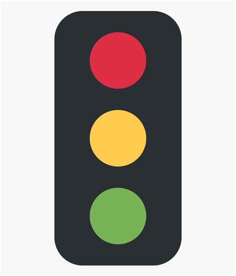 Traffic Lightsignaling Artpattern Vertical Traffic Light Emoji