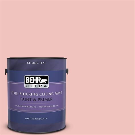 Behr Ultra 1 Gal M160 2 Taffy Twist Ceiling Flat Interior Paint With