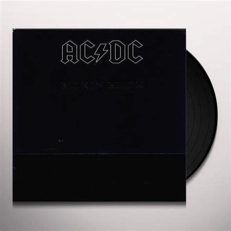 Acdc Back In Black Vinyl Record