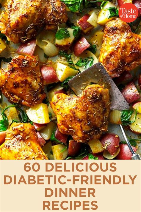 65 Diabetic Dinners Ready In 30 Minutes Or Less Diabetic Dinners